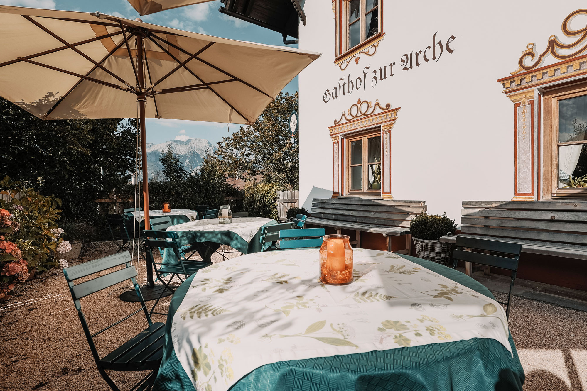 Gasthof zur Arche Restaurant Tirol Innsbruck Kulinarik